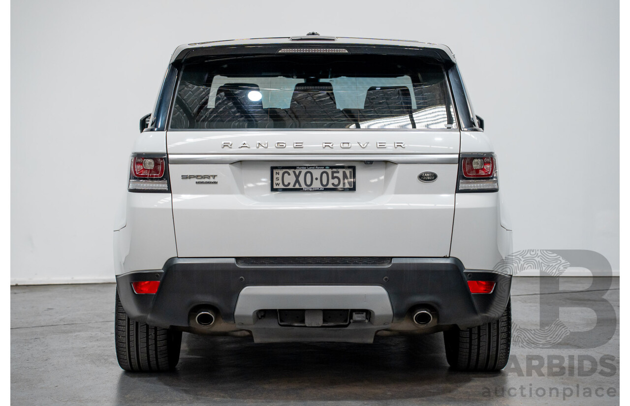 01/2015 Range Rover Range Rover SPORT (AWD) SDV6 HSE LW MY15 4D Wagon Fuji White Turbo Diesel 3.0L