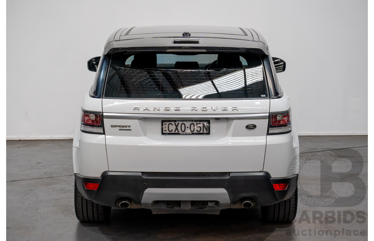 01/2015 Range Rover Range Rover SPORT (AWD) SDV6 HSE LW MY15 4D Wagon Fuji White Turbo Diesel 3.0L