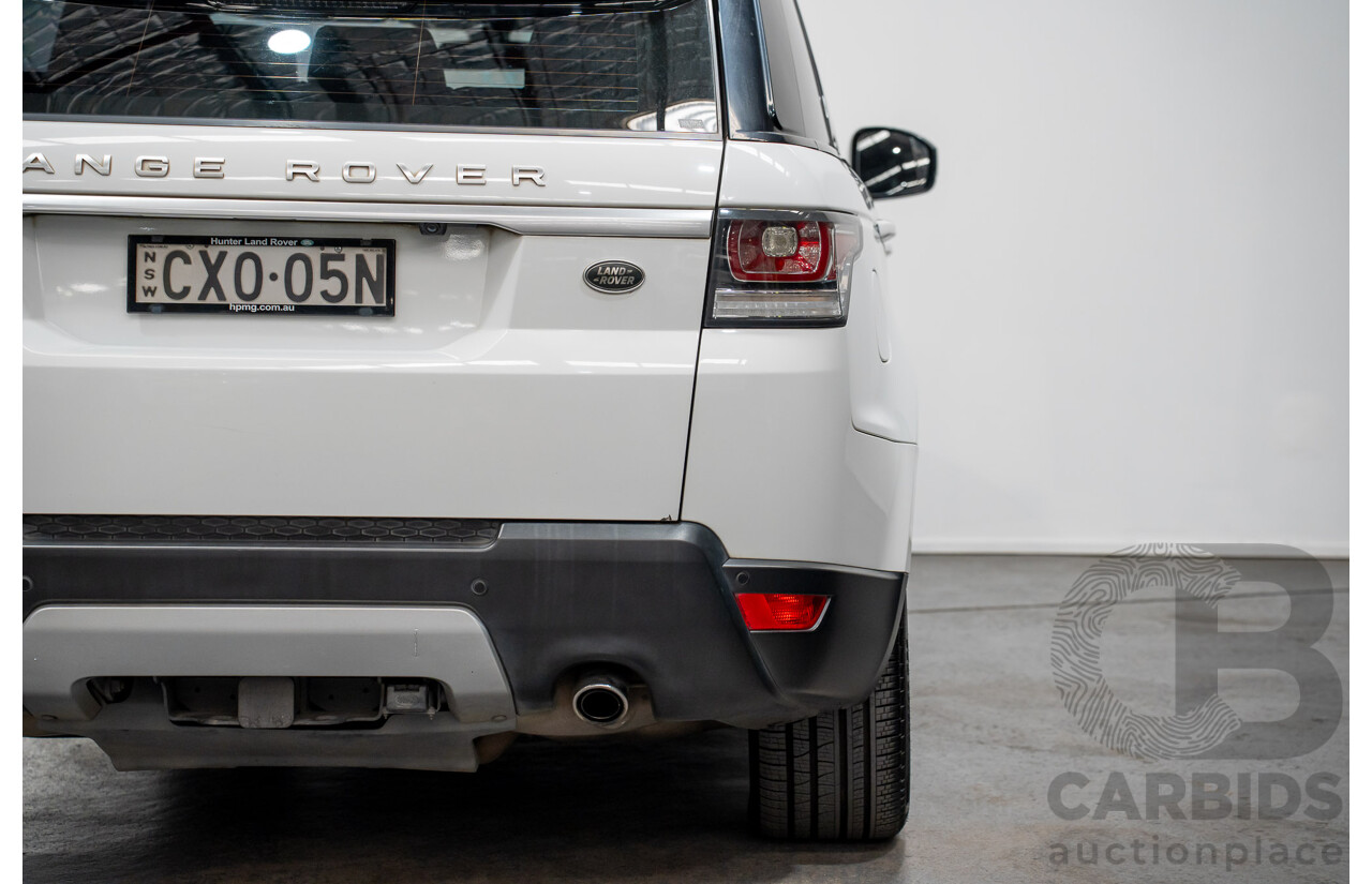 01/2015 Range Rover Range Rover SPORT (AWD) SDV6 HSE LW MY15 4D Wagon Fuji White Turbo Diesel 3.0L