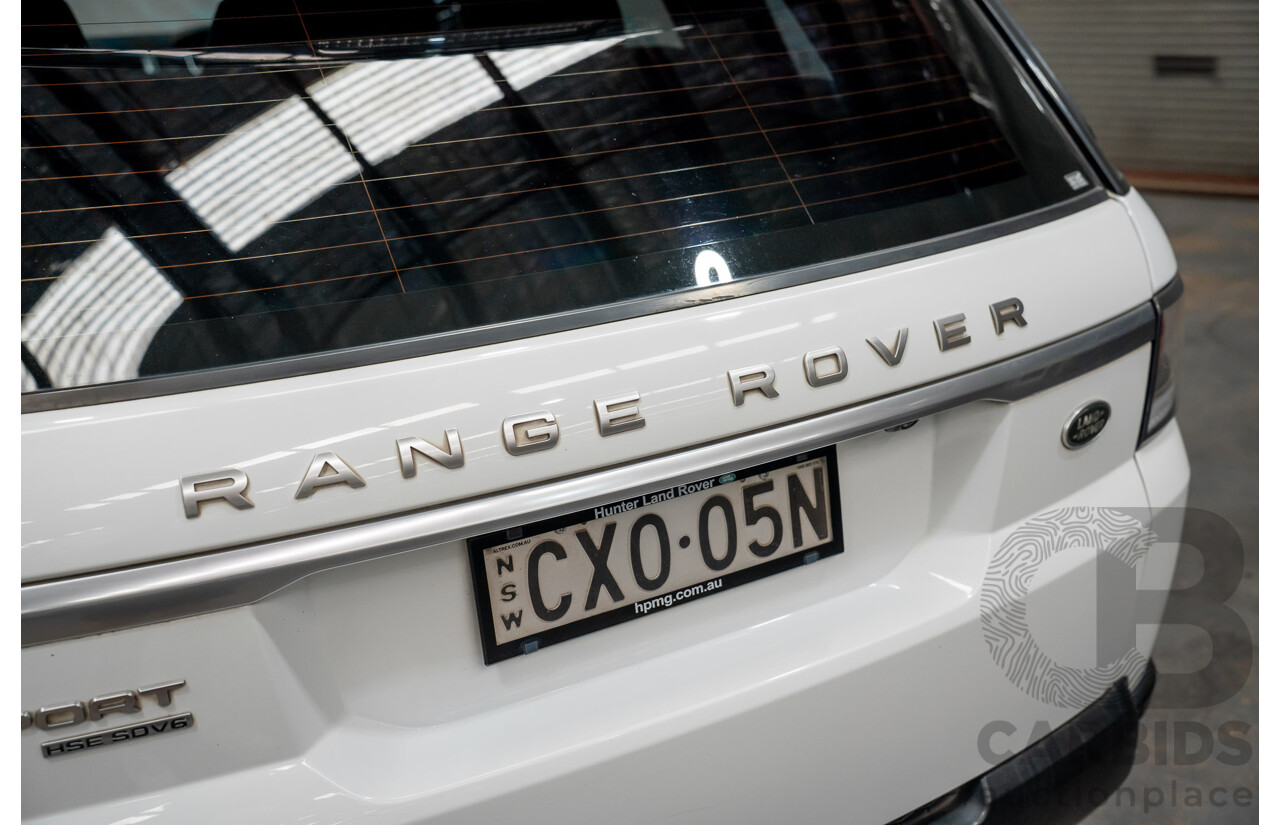 01/2015 Range Rover Range Rover SPORT (AWD) SDV6 HSE LW MY15 4D Wagon Fuji White Turbo Diesel 3.0L