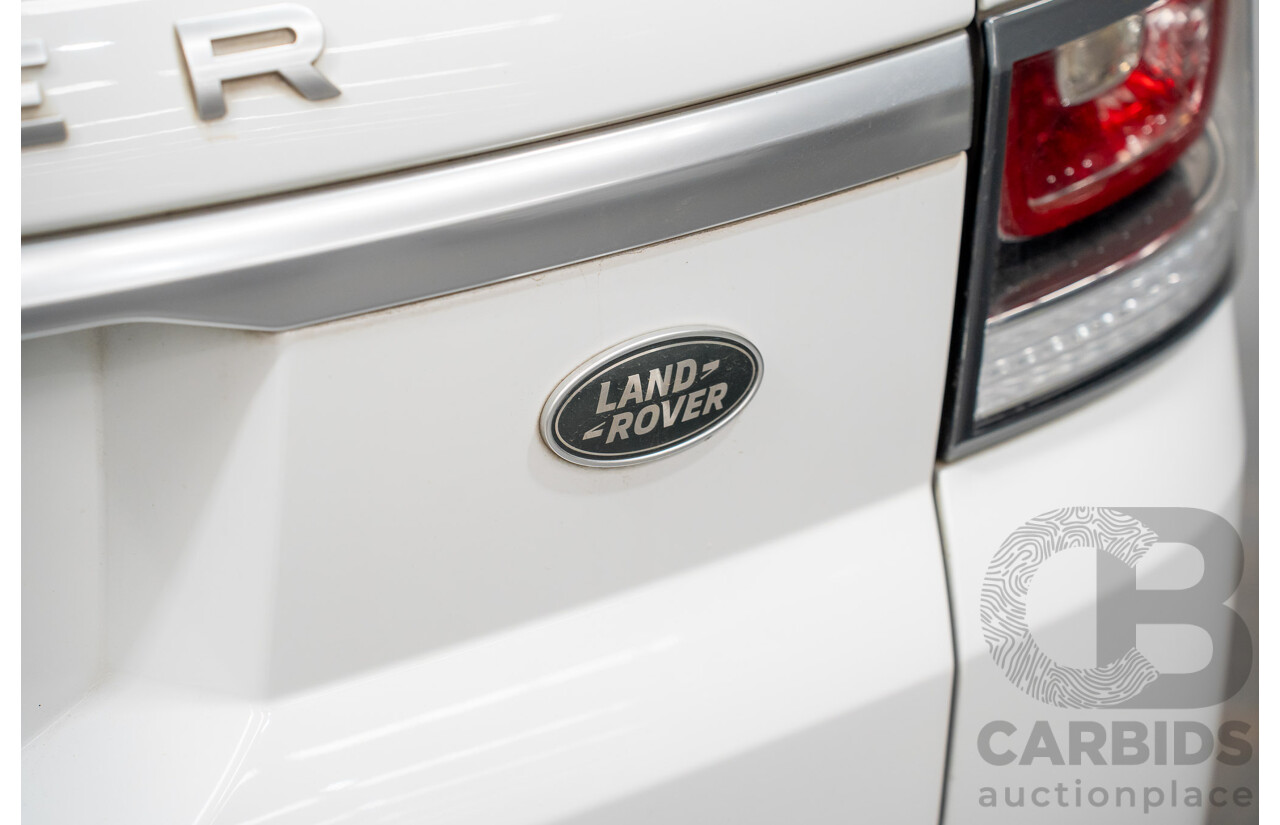 01/2015 Range Rover Range Rover SPORT (AWD) SDV6 HSE LW MY15 4D Wagon Fuji White Turbo Diesel 3.0L