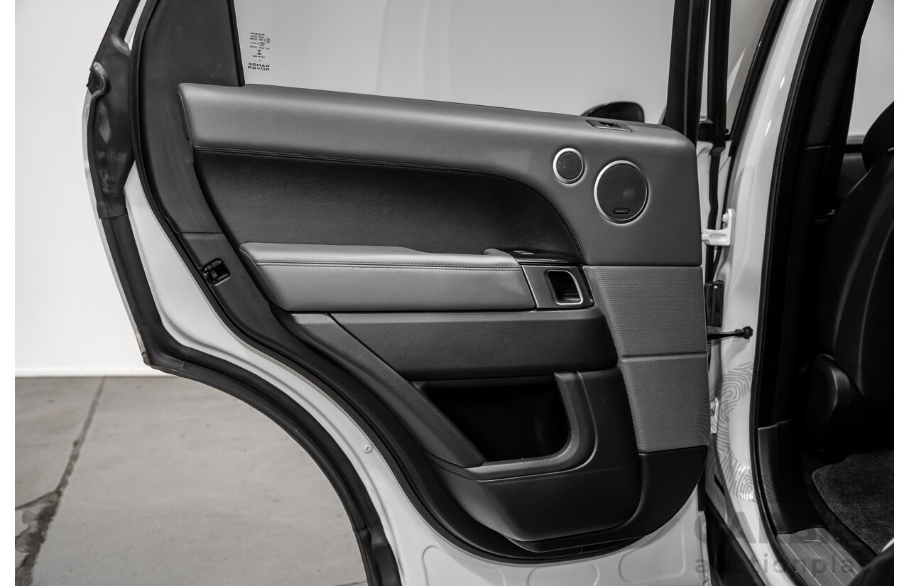 01/2015 Range Rover Range Rover SPORT (AWD) SDV6 HSE LW MY15 4D Wagon Fuji White Turbo Diesel 3.0L