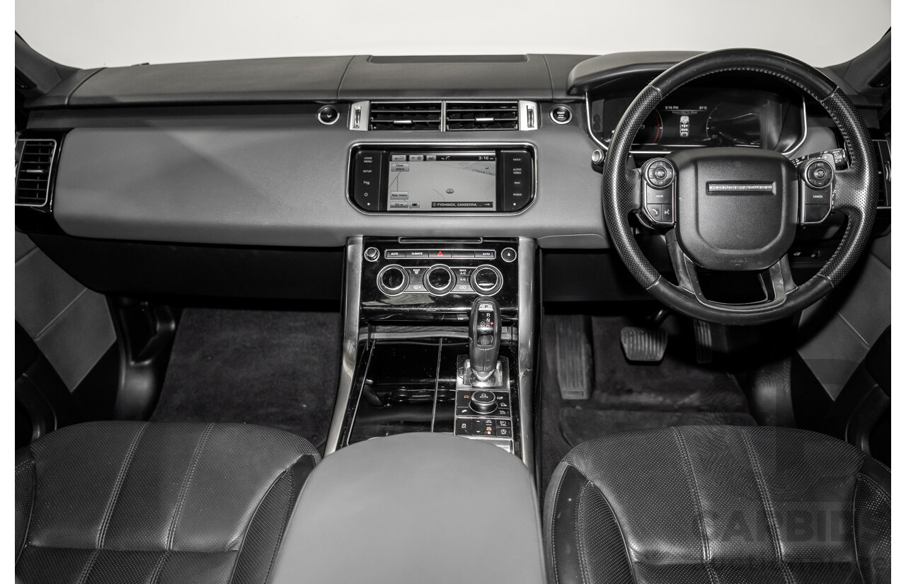 01/2015 Range Rover Range Rover SPORT (AWD) SDV6 HSE LW MY15 4D Wagon Fuji White Turbo Diesel 3.0L