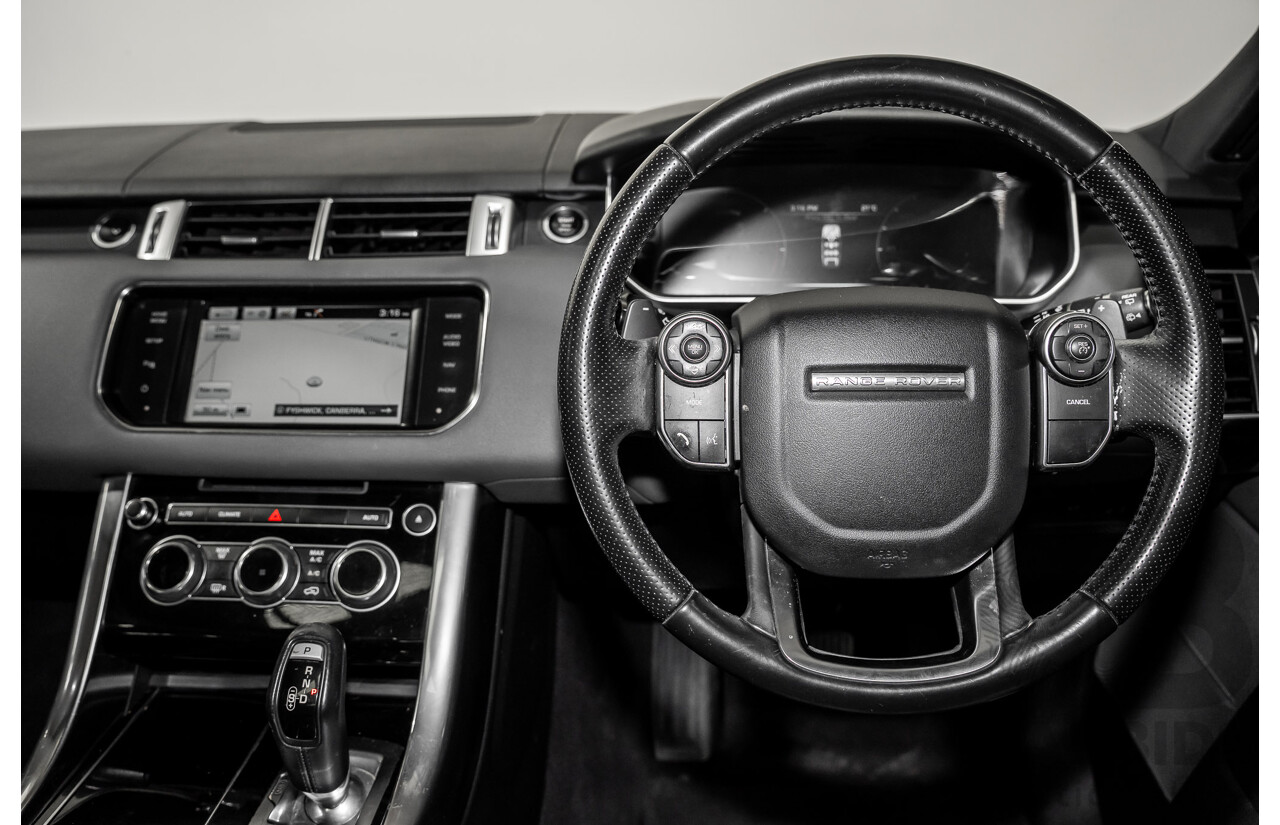 01/2015 Range Rover Range Rover SPORT (AWD) SDV6 HSE LW MY15 4D Wagon Fuji White Turbo Diesel 3.0L