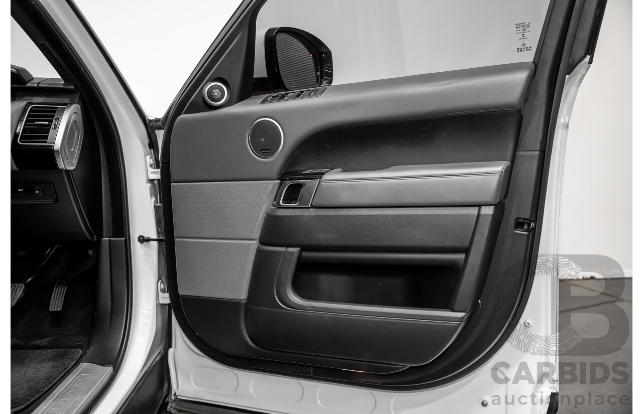 01/2015 Range Rover Range Rover SPORT (AWD) SDV6 HSE LW MY15 4D Wagon Fuji White Turbo Diesel 3.0L