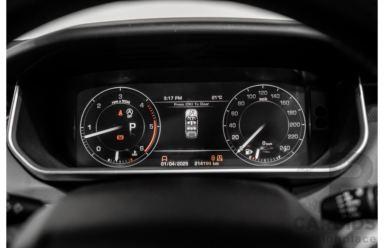 01/2015 Range Rover Range Rover SPORT (AWD) SDV6 HSE LW MY15 4D Wagon Fuji White Turbo Diesel 3.0L