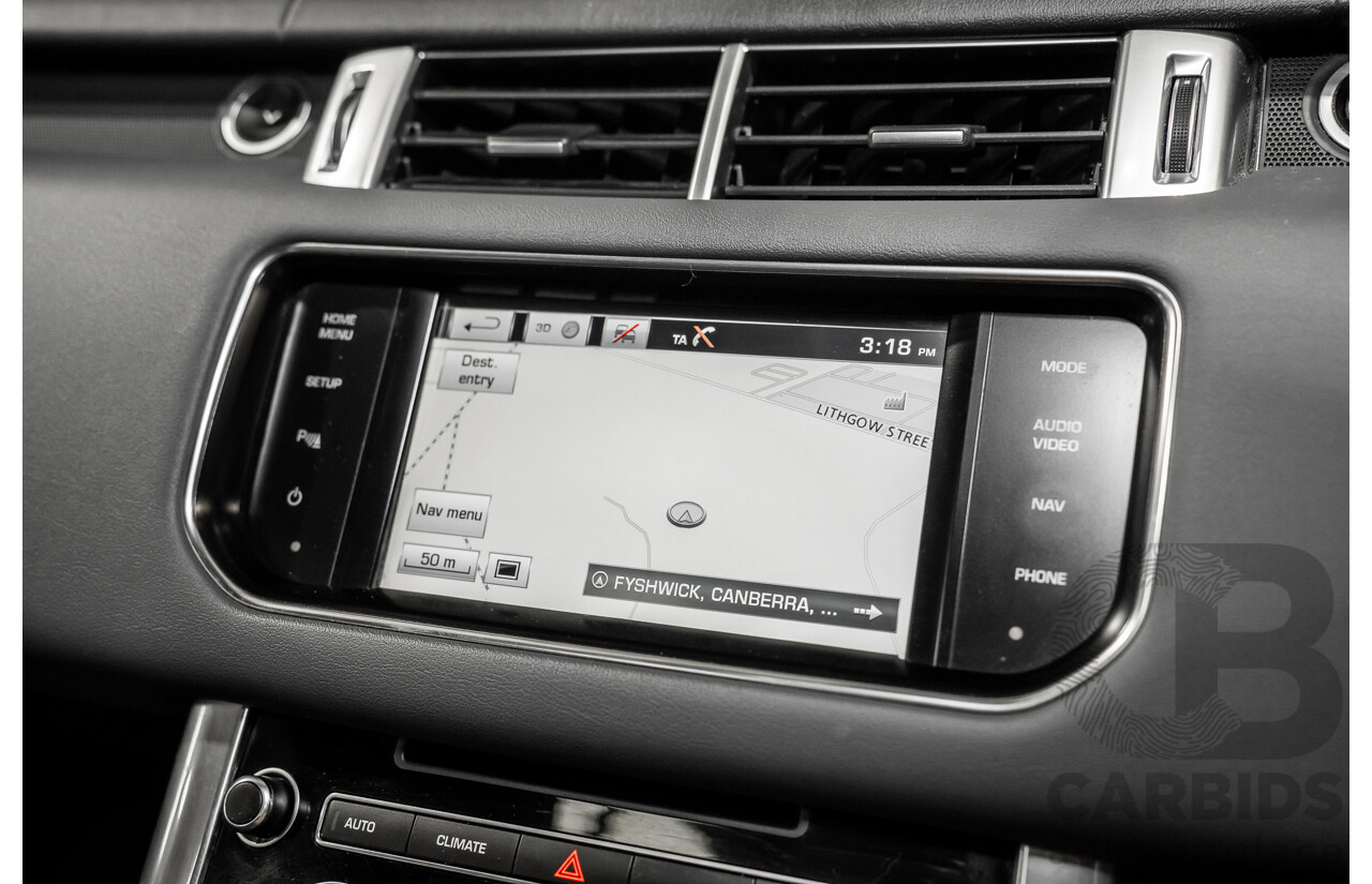 01/2015 Range Rover Range Rover SPORT (AWD) SDV6 HSE LW MY15 4D Wagon Fuji White Turbo Diesel 3.0L