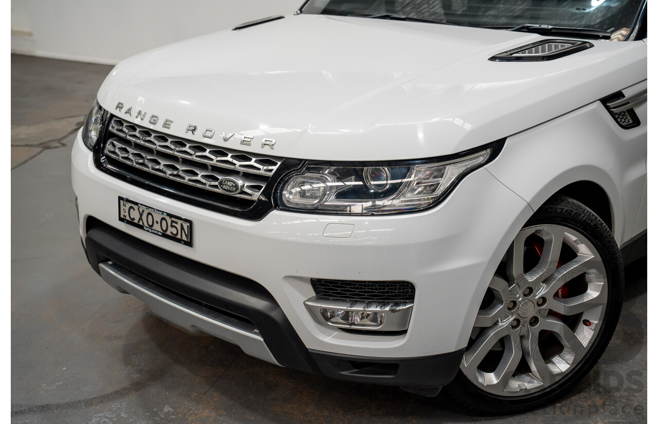 01/2015 Range Rover Range Rover SPORT (AWD) SDV6 HSE LW MY15 4D Wagon Fuji White Turbo Diesel 3.0L