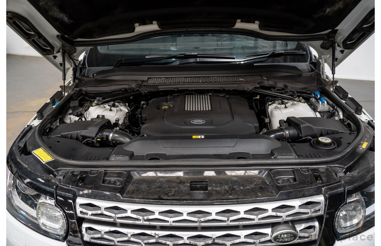 01/2015 Range Rover Range Rover SPORT (AWD) SDV6 HSE LW MY15 4D Wagon Fuji White Turbo Diesel 3.0L