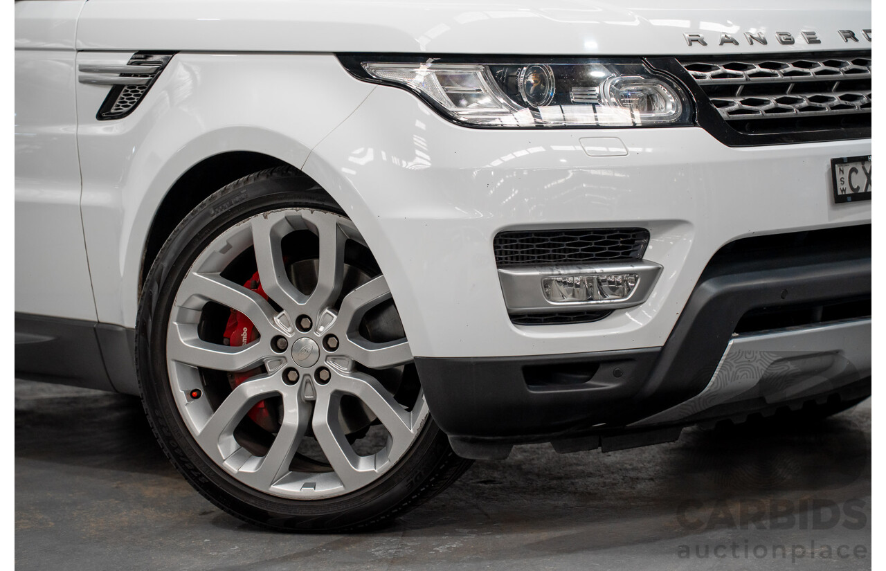 01/2015 Range Rover Range Rover SPORT (AWD) SDV6 HSE LW MY15 4D Wagon Fuji White Turbo Diesel 3.0L