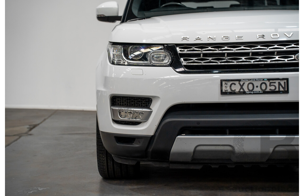 01/2015 Range Rover Range Rover SPORT (AWD) SDV6 HSE LW MY15 4D Wagon Fuji White Turbo Diesel 3.0L