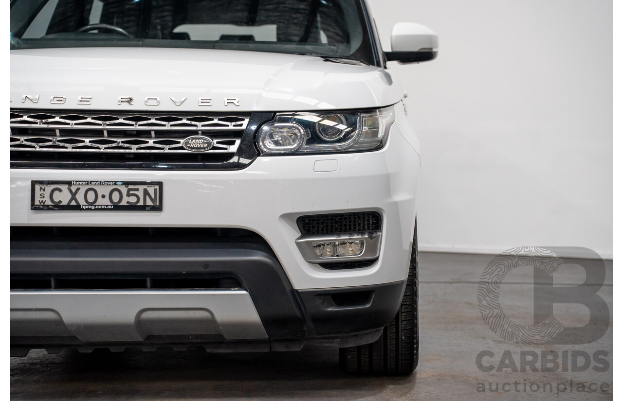 01/2015 Range Rover Range Rover SPORT (AWD) SDV6 HSE LW MY15 4D Wagon Fuji White Turbo Diesel 3.0L