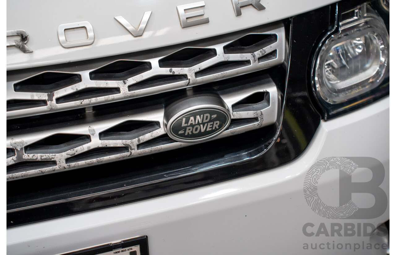 01/2015 Range Rover Range Rover SPORT (AWD) SDV6 HSE LW MY15 4D Wagon Fuji White Turbo Diesel 3.0L