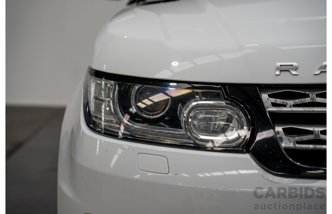 01/2015 Range Rover Range Rover SPORT (AWD) SDV6 HSE LW MY15 4D Wagon Fuji White Turbo Diesel 3.0L
