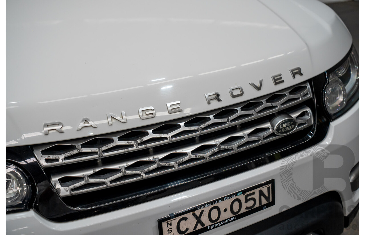 01/2015 Range Rover Range Rover SPORT (AWD) SDV6 HSE LW MY15 4D Wagon Fuji White Turbo Diesel 3.0L