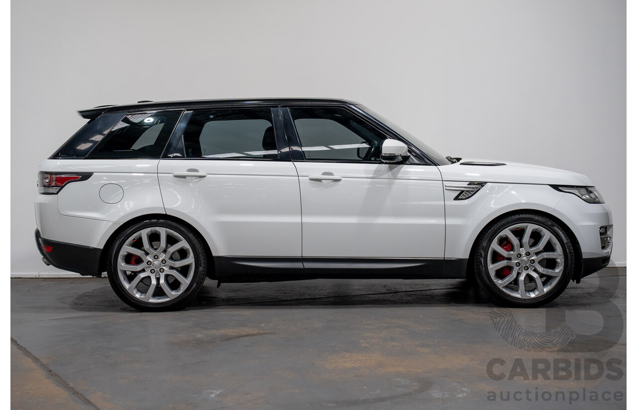 01/2015 Range Rover Range Rover SPORT (AWD) SDV6 HSE LW MY15 4D Wagon Fuji White Turbo Diesel 3.0L