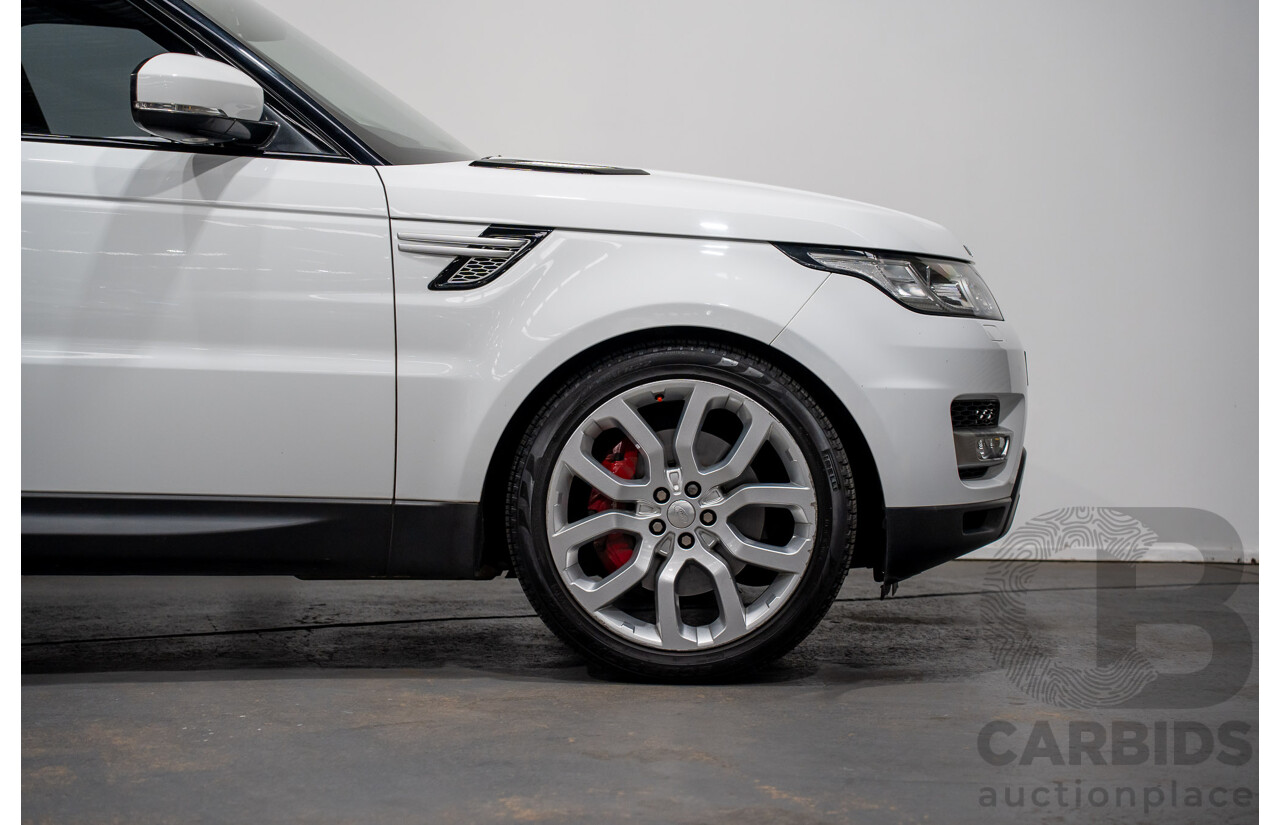 01/2015 Range Rover Range Rover SPORT (AWD) SDV6 HSE LW MY15 4D Wagon Fuji White Turbo Diesel 3.0L