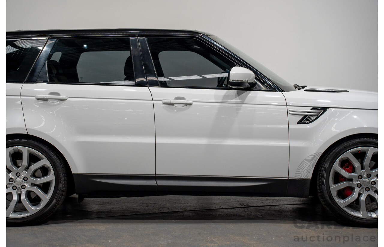 01/2015 Range Rover Range Rover SPORT (AWD) SDV6 HSE LW MY15 4D Wagon Fuji White Turbo Diesel 3.0L