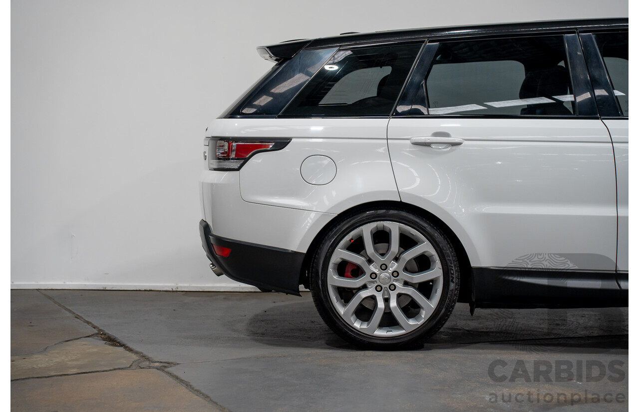 01/2015 Range Rover Range Rover SPORT (AWD) SDV6 HSE LW MY15 4D Wagon Fuji White Turbo Diesel 3.0L