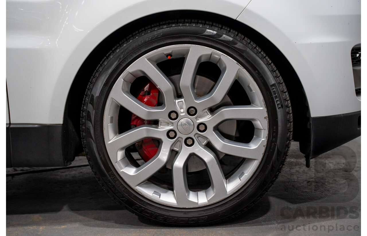 01/2015 Range Rover Range Rover SPORT (AWD) SDV6 HSE LW MY15 4D Wagon Fuji White Turbo Diesel 3.0L