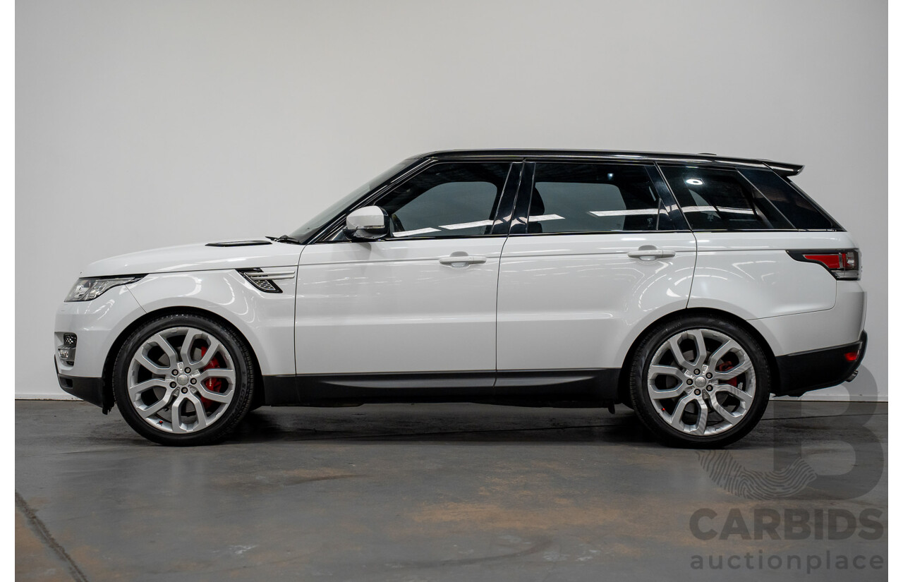 01/2015 Range Rover Range Rover SPORT (AWD) SDV6 HSE LW MY15 4D Wagon Fuji White Turbo Diesel 3.0L