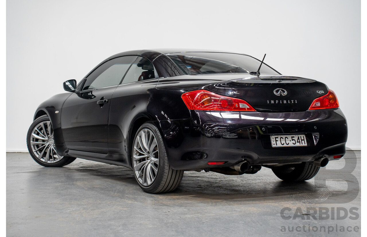 12/2014 Infiniti Q60 3.7 S PREMIUM RWD  2D Convertible Black Supercharged 3.7L - Modified