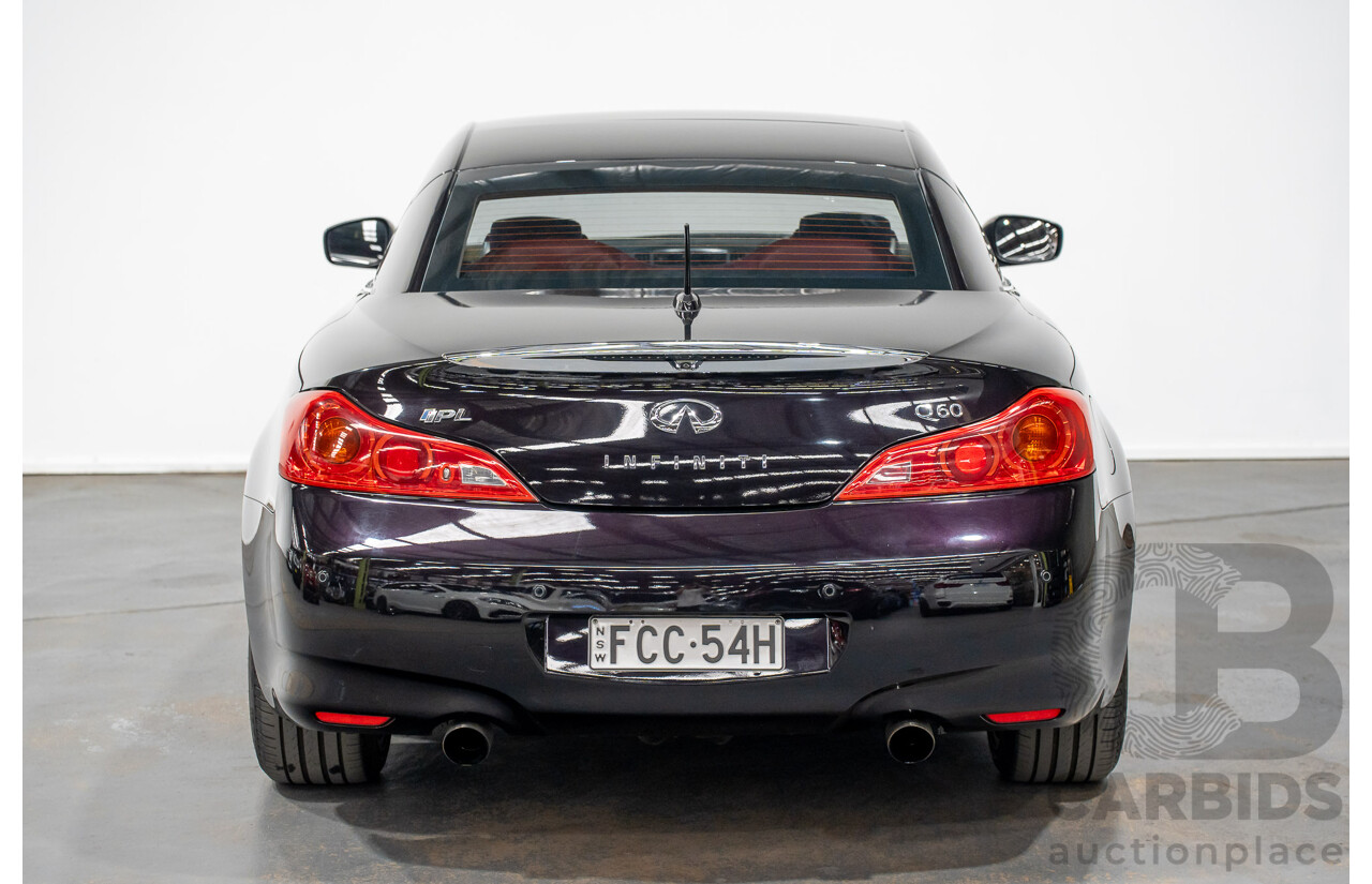 12/2014 Infiniti Q60 3.7 S PREMIUM RWD  2D Convertible Black Supercharged 3.7L - Modified