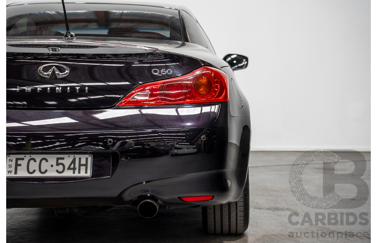 12/2014 Infiniti Q60 3.7 S PREMIUM RWD  2D Convertible Black Supercharged 3.7L - Modified