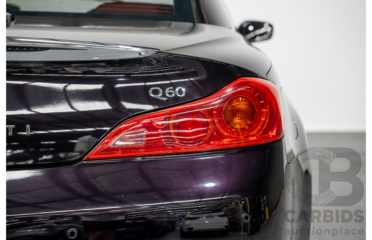 12/2014 Infiniti Q60 3.7 S PREMIUM RWD  2D Convertible Black Supercharged 3.7L - Modified