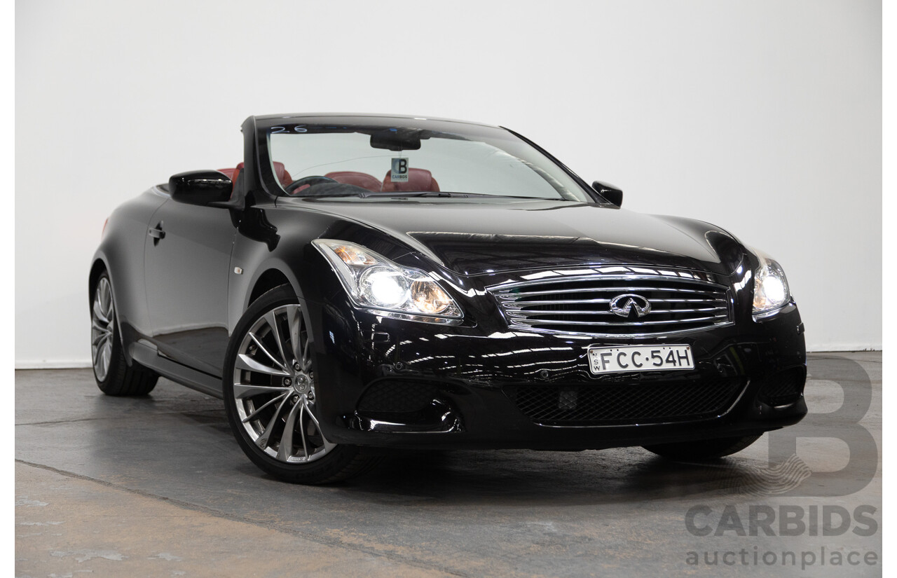 12/2014 Infiniti Q60 3.7 S PREMIUM RWD 2D Convertible Black Supercharged 3.7L - Modified