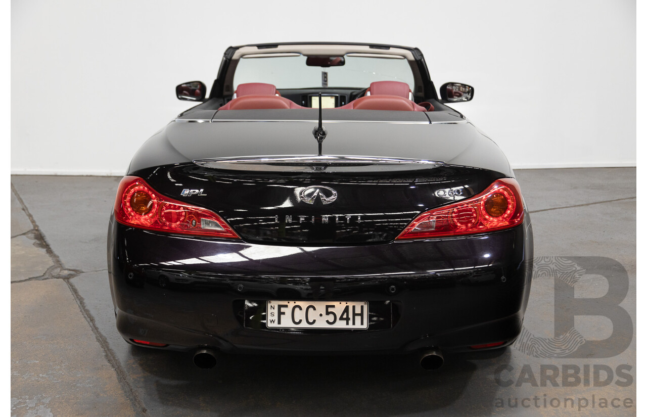 12/2014 Infiniti Q60 3.7 S PREMIUM RWD  2D Convertible Black Supercharged 3.7L - Modified