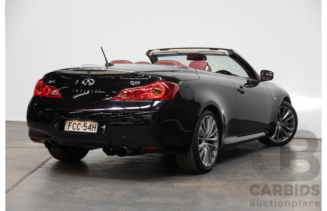 12/2014 Infiniti Q60 3.7 S PREMIUM RWD 2D Convertible Black Supercharged 3.7L - Modified