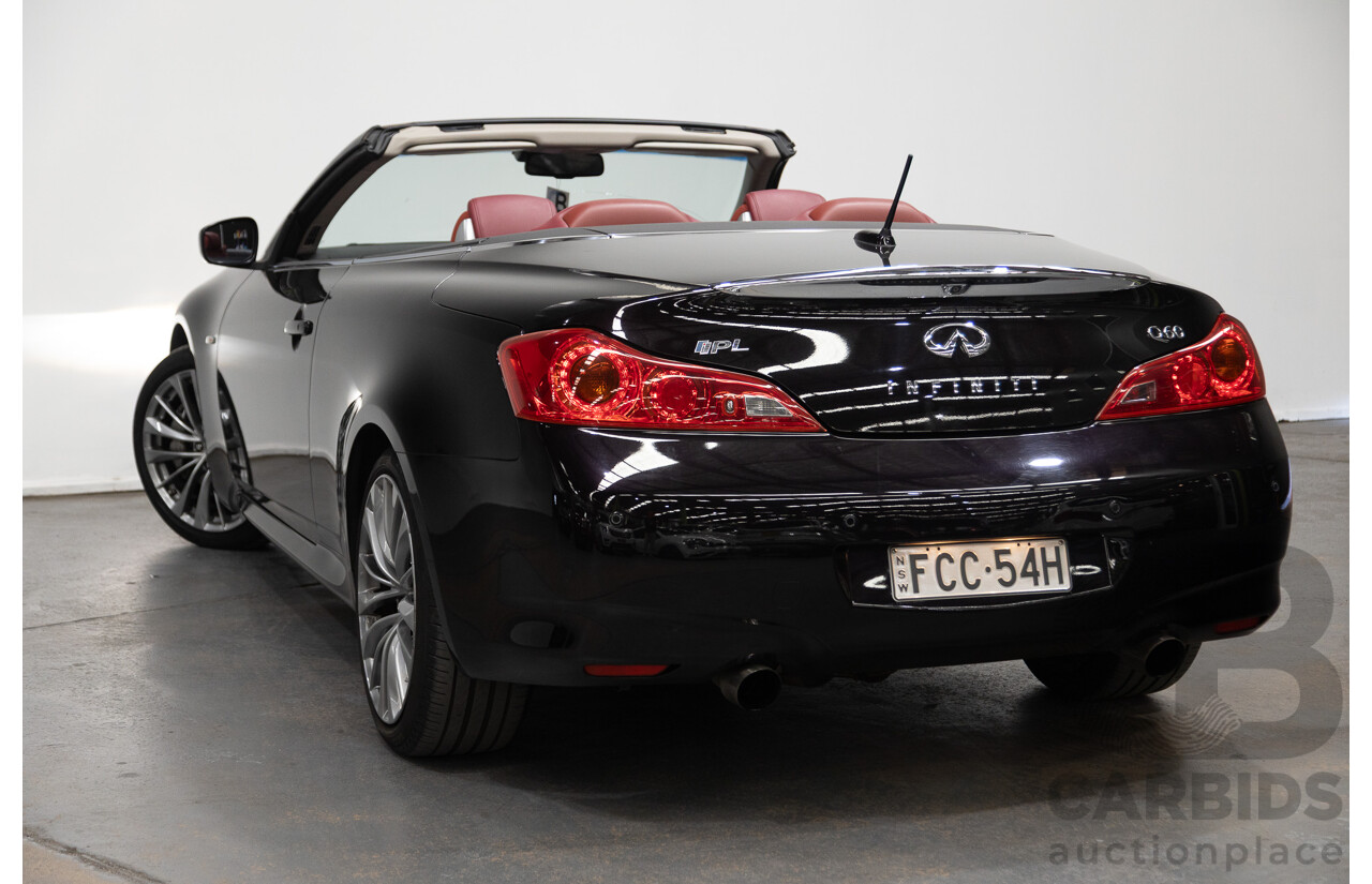 12/2014 Infiniti Q60 3.7 S PREMIUM RWD 2D Convertible Black Supercharged 3.7L - Modified