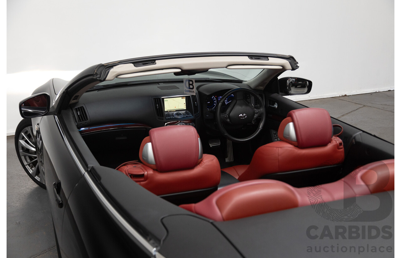 12/2014 Infiniti Q60 3.7 S PREMIUM RWD  2D Convertible Black Supercharged 3.7L - Modified