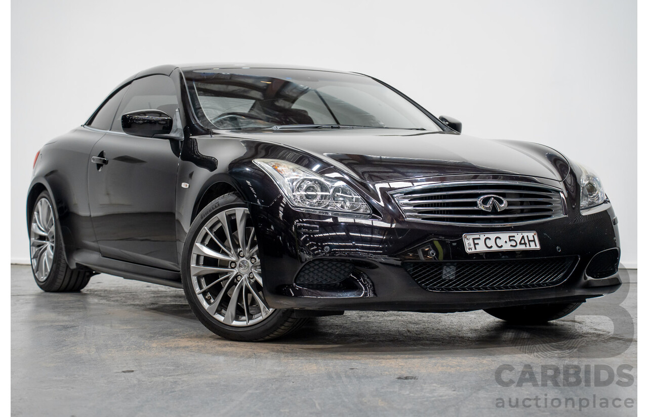 12/2014 Infiniti Q60 3.7 S PREMIUM RWD  2D Convertible Black Supercharged 3.7L - Modified