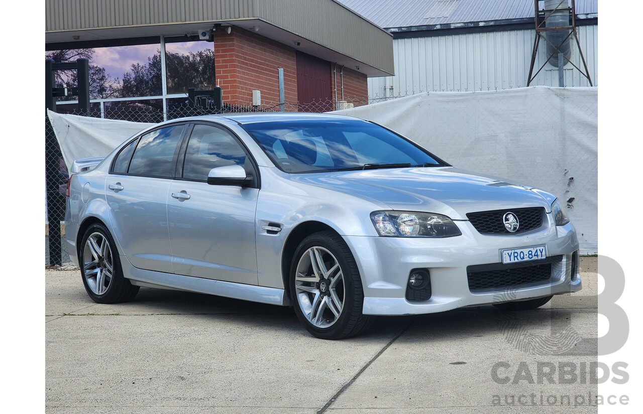 10/2010 Holden Commodore SV6 VE MY10 4d Sedan Silver 3.6L