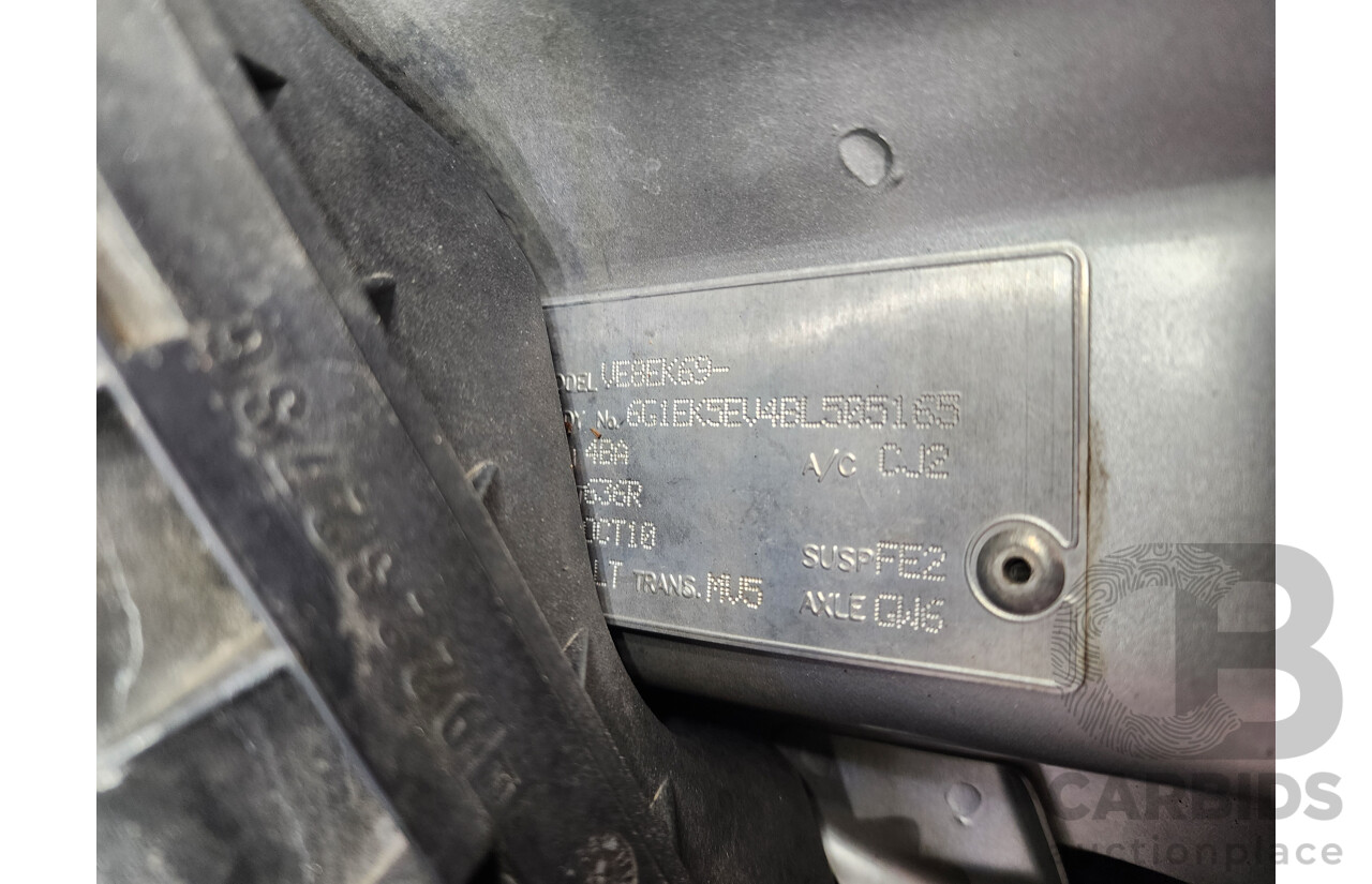 10/2010 Holden Commodore SV6 VE MY10 4d Sedan Silver 3.6L