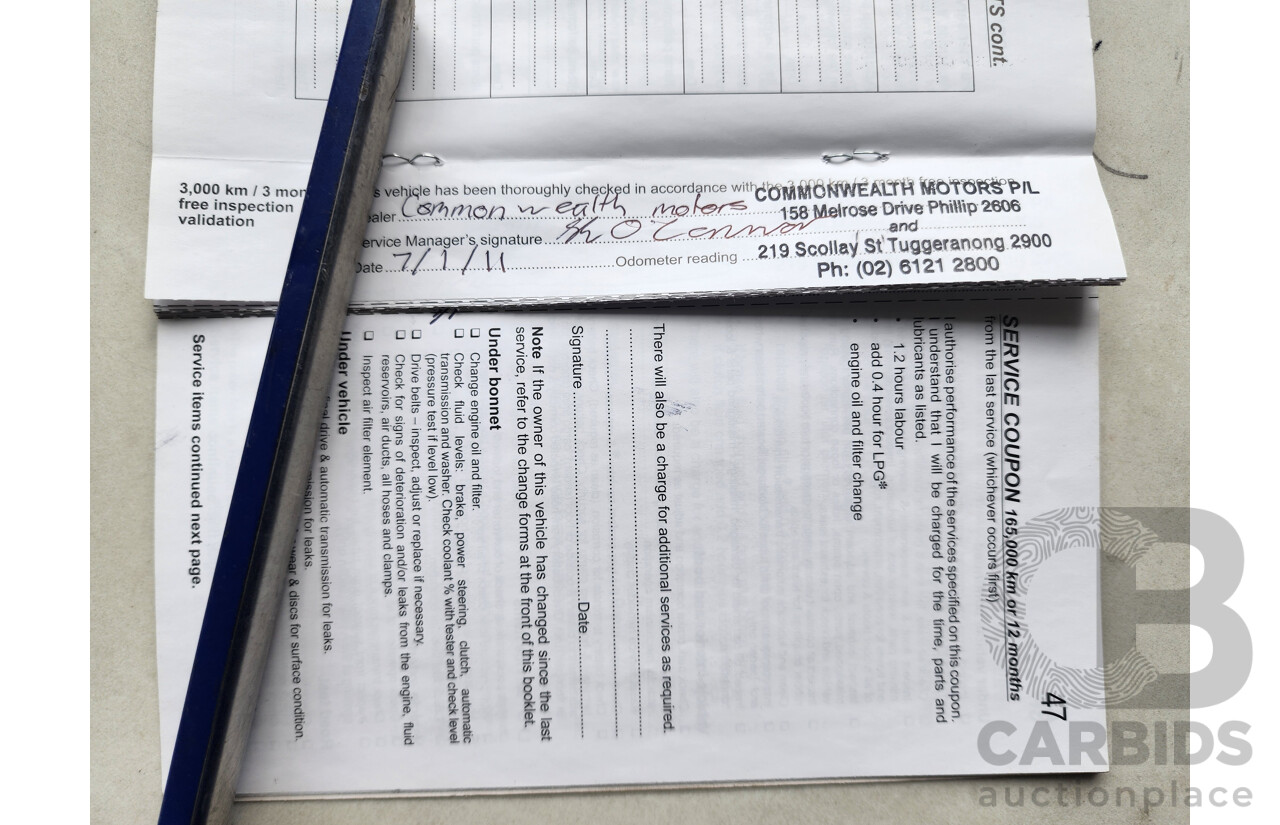 10/2010 Holden Commodore SV6 VE MY10 4d Sedan Silver 3.6L