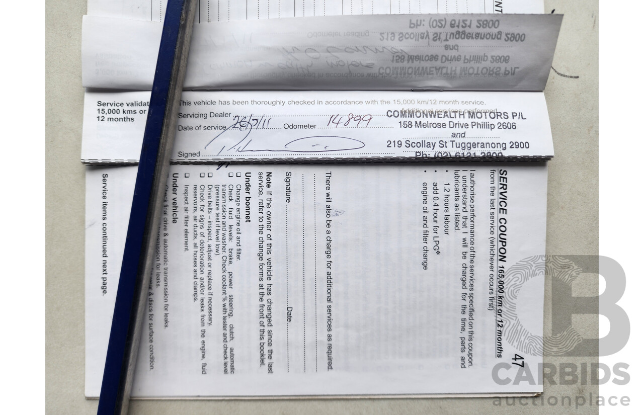 10/2010 Holden Commodore SV6 VE MY10 4d Sedan Silver 3.6L