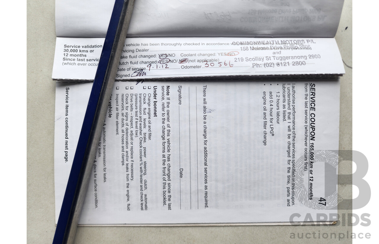 10/2010 Holden Commodore SV6 VE MY10 4d Sedan Silver 3.6L