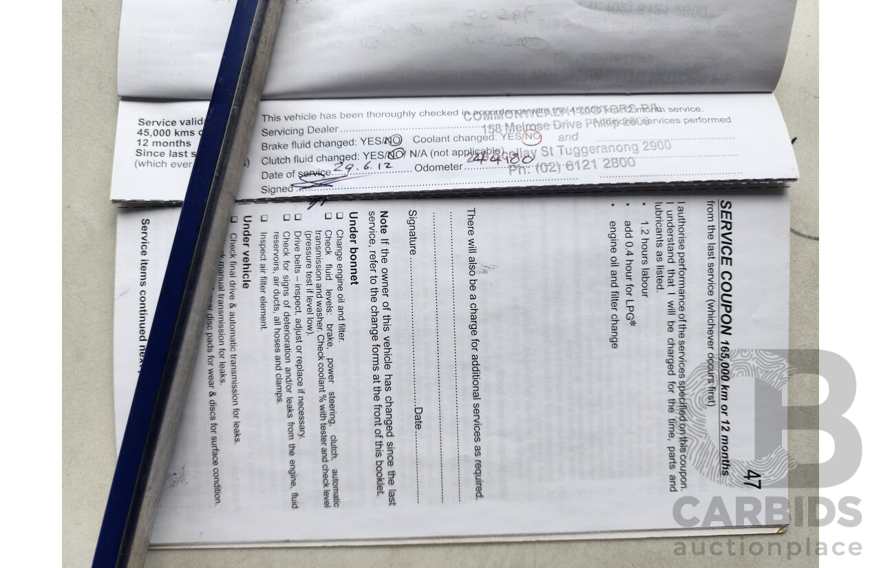 10/2010 Holden Commodore SV6 VE MY10 4d Sedan Silver 3.6L