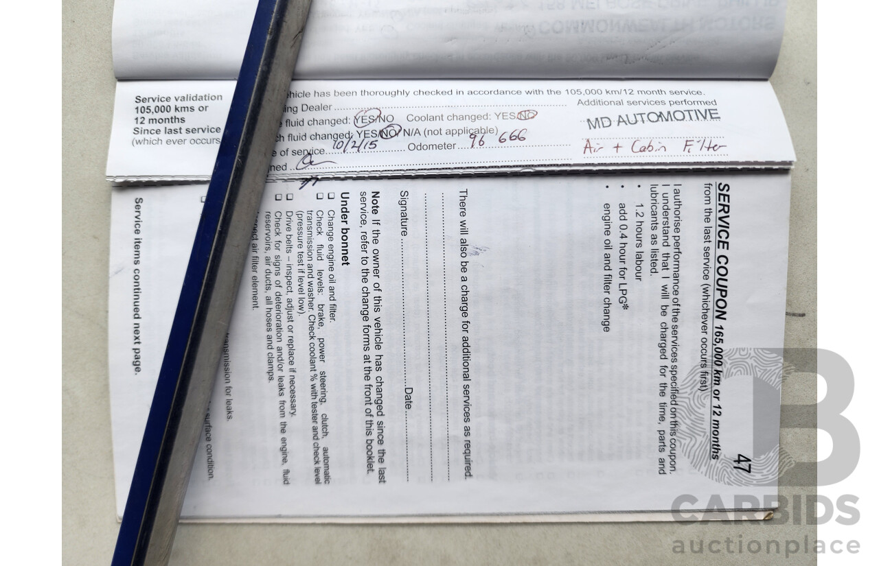 10/2010 Holden Commodore SV6 VE MY10 4d Sedan Silver 3.6L