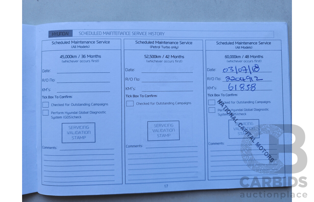 10/2016 Hyundai Iload  TQ MY16 4d Van White 2.5L