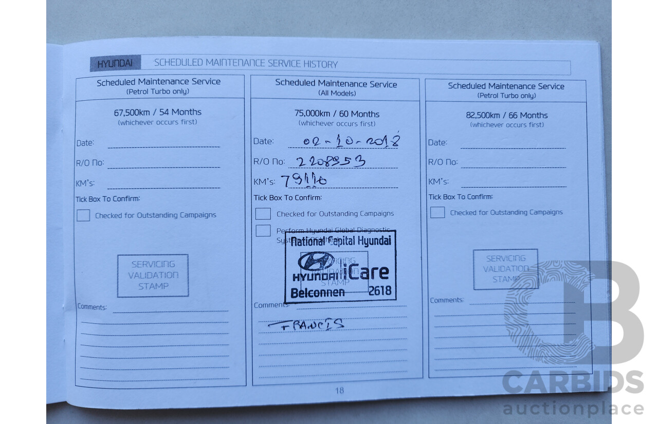 10/2016 Hyundai Iload  TQ MY16 4d Van White 2.5L