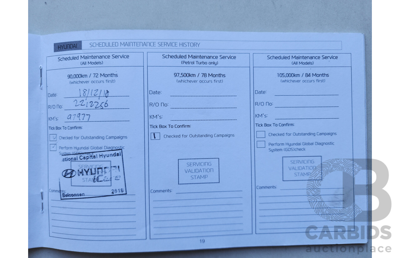 10/2016 Hyundai Iload  TQ MY16 4d Van White 2.5L