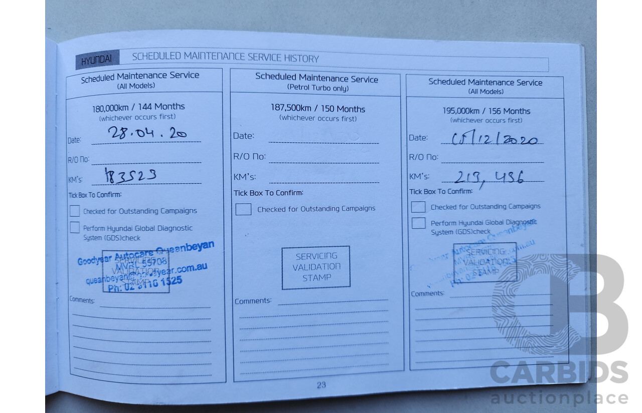 10/2016 Hyundai Iload  TQ MY16 4d Van White 2.5L