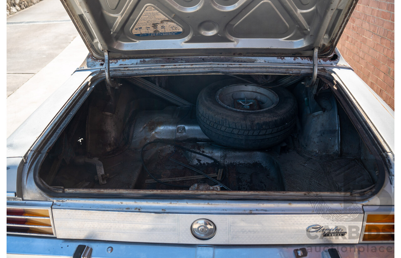 4/1978 Chrysler CL Regal LeBaron 4d Sedan Silver 4.3L