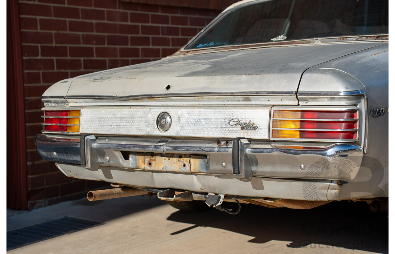 4/1978 Chrysler CL Regal LeBaron 4d Sedan Silver 4.3L