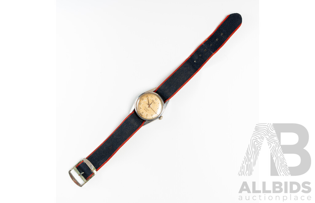 Vintage Timor 17 Jewel Incabloc Waterproof Watch, 32mm, Swiss Made, Working