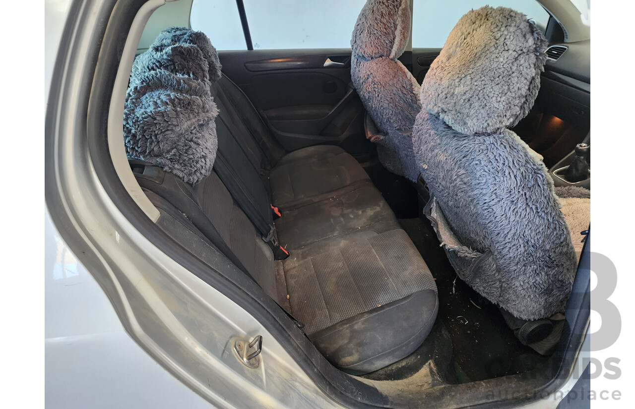 6/2009 Volkswagen Golf 2.0 TDI Pacific 1K MY09 5d Hatchback Silver Or Chrome 2.0L